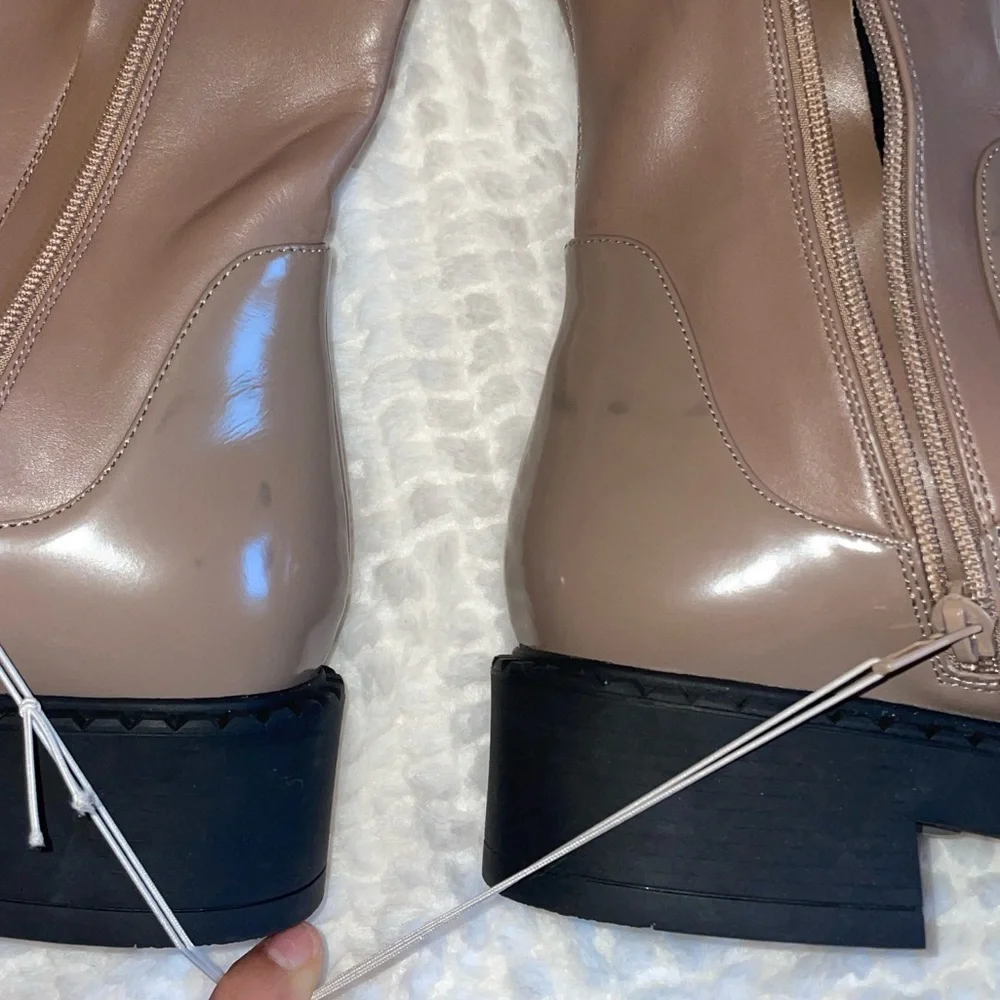 Jeffrey Campbell | Lennard Knee High Boots | Women's Tan Knee-High Boots | NWOB